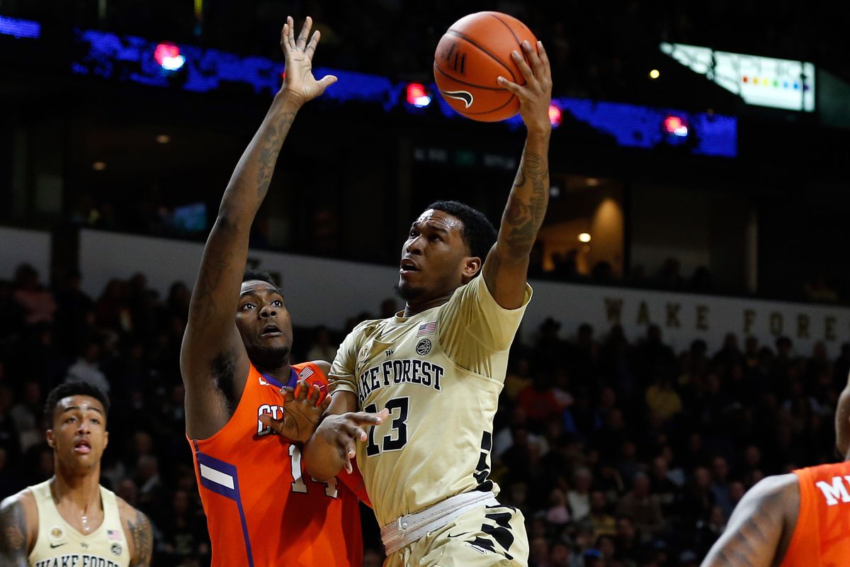 NCAA Basketball: Clemson at Wake Forest