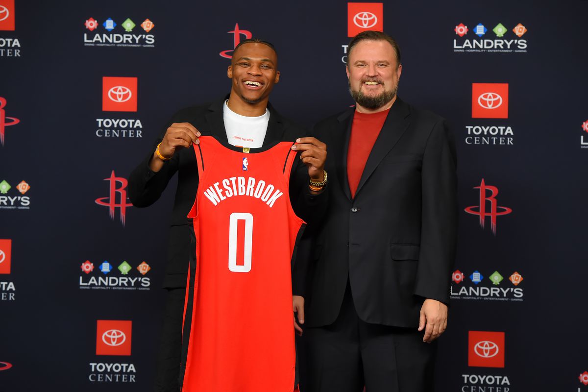 Houston Rockets Introduce Russell Westbrook - Press Conference