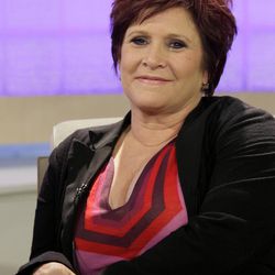 FILE - In this Tuesday, Sept. 29, 2009 file photo, actress and writer Carrie Fisher appears on the NBC "Today" television program in New York to discuss "Wishful Drinking," her autobiographical solo show on Broadway. On Tuesday, Dec. 27, 2016, a publicist said Fisher has died at the age of 60. 