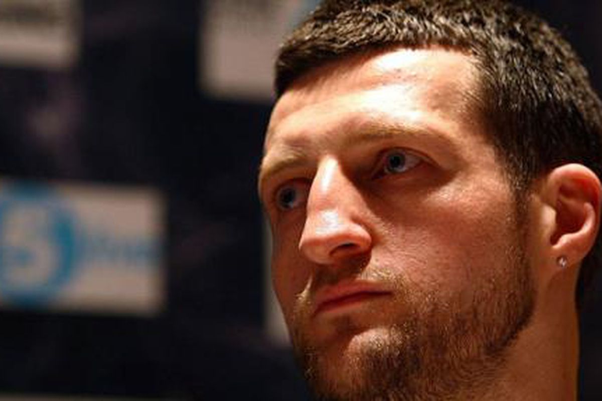 WBC super middleweight titleholder Carl Froch is interested in a potential fight with Bernard Hopkins. (via <a href="http://www.telegraph.co.uk/telegraph/multimedia/archive/01374/carl-froch_1374180c.jpg">www.telegraph.co.uk</a>)