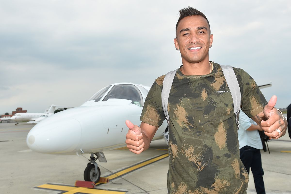 Juventus New Signing Danilo Arrives in Turin
