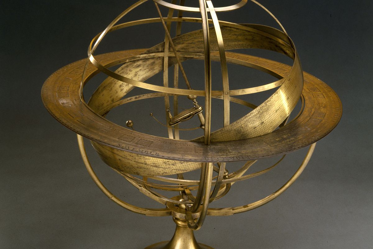 Armillary sphere, 1731.