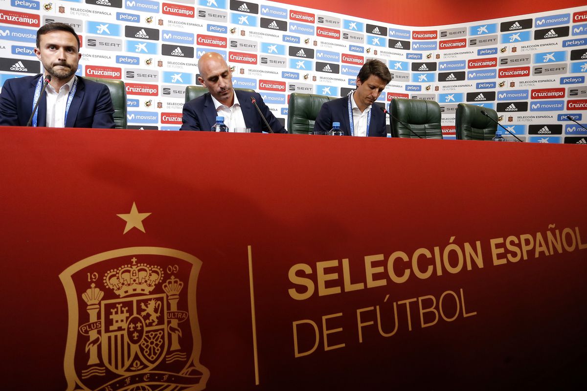 Spain Press Conference - 2018 FIFA World Cup Russia