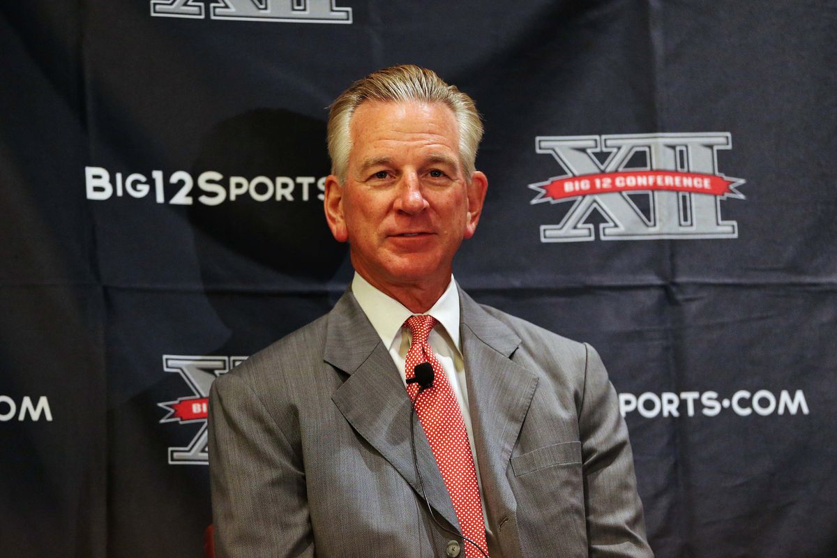 Jul 23, 2012; Dallas, TX, USA; Texas Tech Red Raiders head coach Tommy Tuberville speaks to reporters during Big 12 Media Day at the Westin Galleria.  Mandatory Credit: Kevin Jairaj-US PRESSWIRE