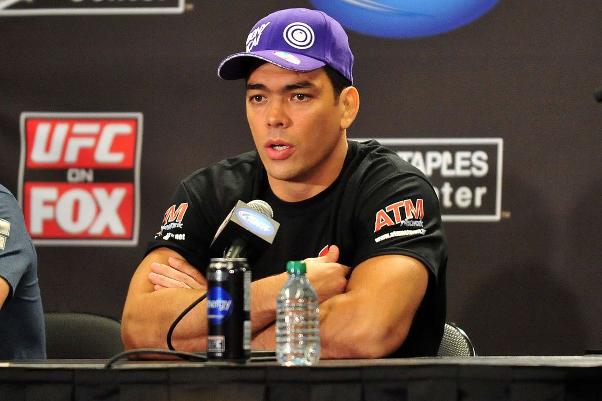 August 4, 2012; Los Angeles, CA, USA; Lyoto Machida after UFC on FOX at Staples Center. Mandatory Credit: Gary A. Vasquez-US PRESSWIRE