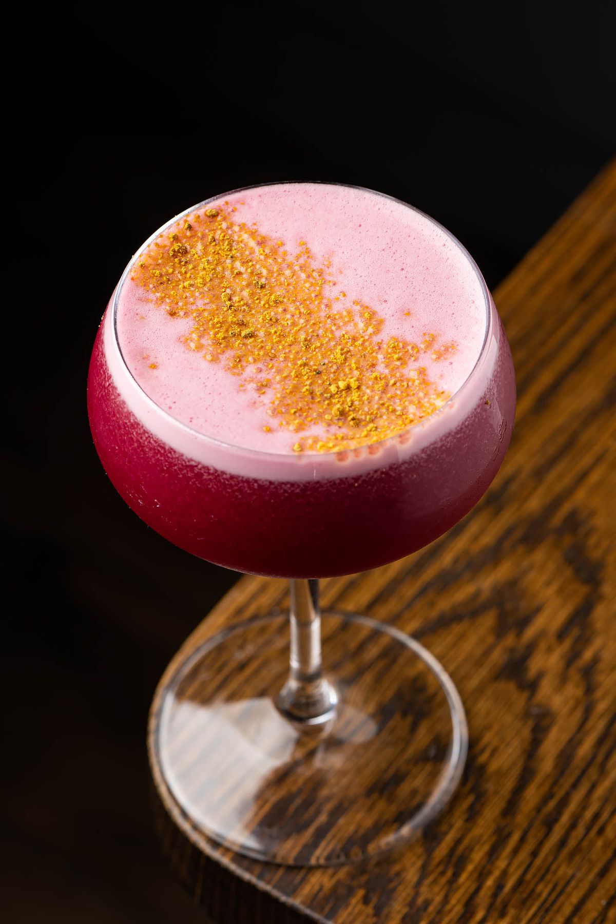 A red cocktail from Superfine Playa in Playa Vista, California.