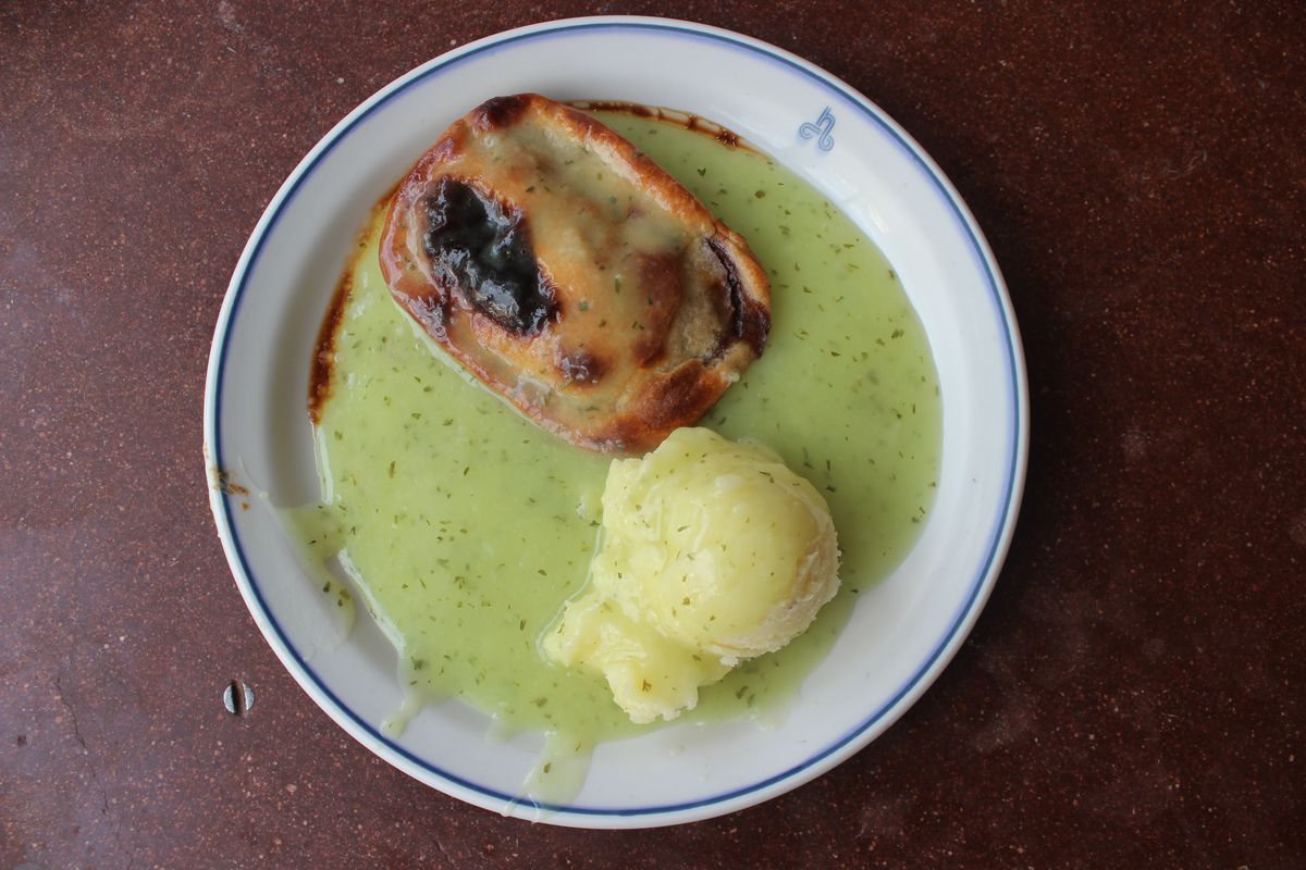 Pie and mash in London: London’s best pie and mash shops include Eel and Pie House in Leytonstone