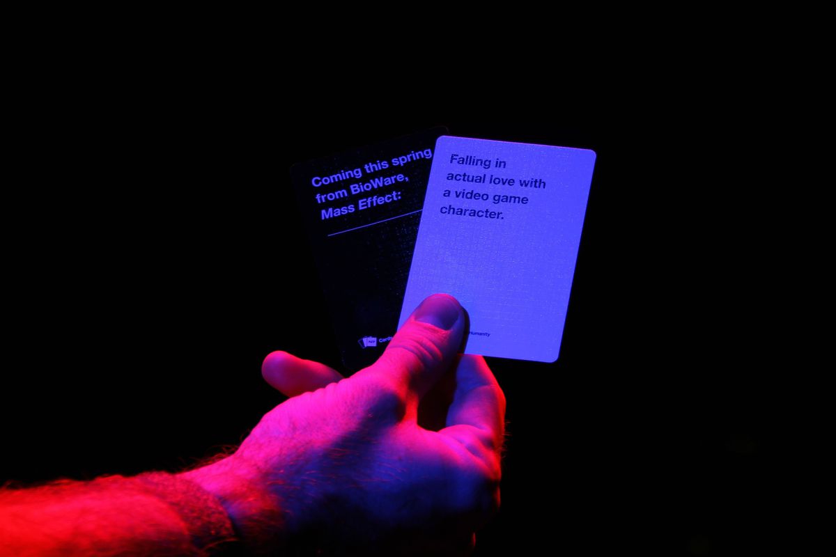 Cards Against Humanity Mass Effect Pack “falling in love”