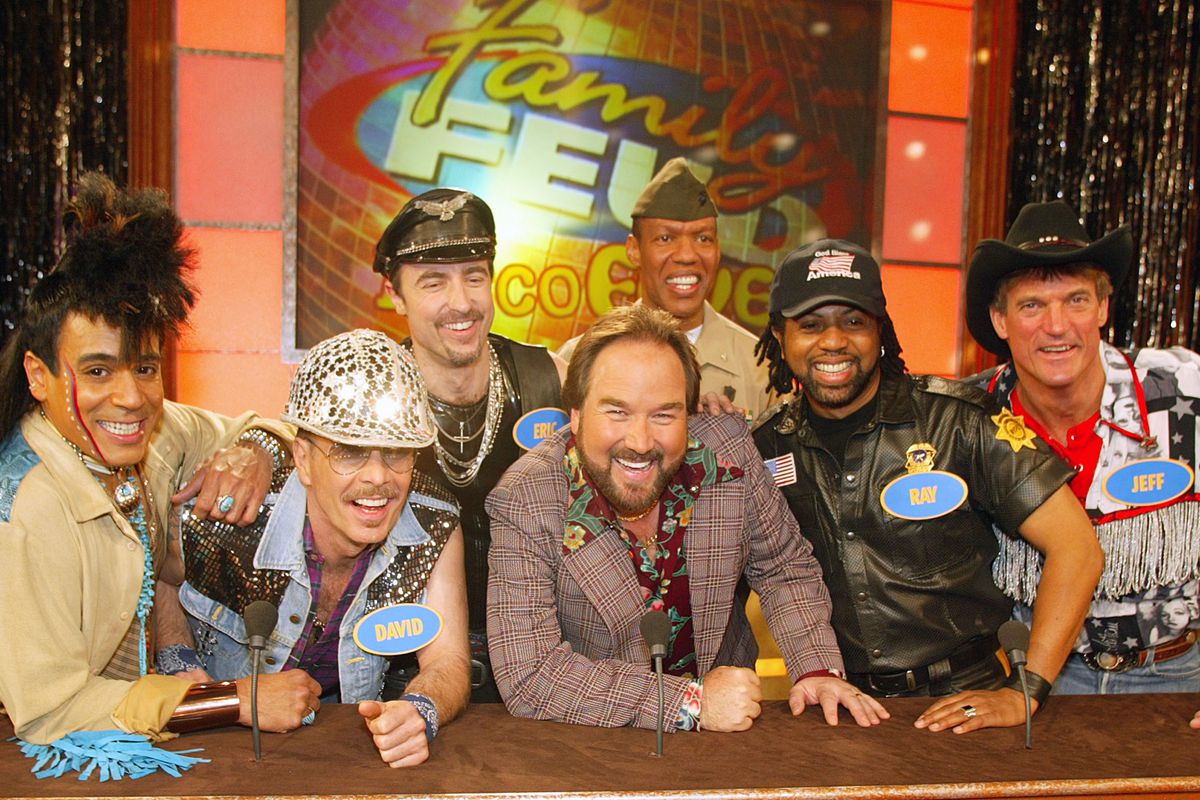 Good, clean fun with numbers (The Village people, guests on Family Feud)