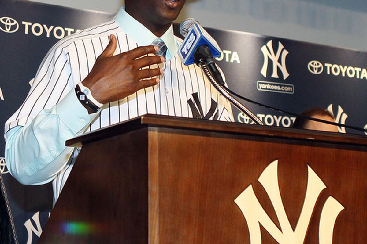 The biggest off-season move the Yankees made this offseason was Rafael Soriano. Yet they ran away with the division few thought they would really compete in this year.  (Photo by Jim McIsaac/Getty Images)
