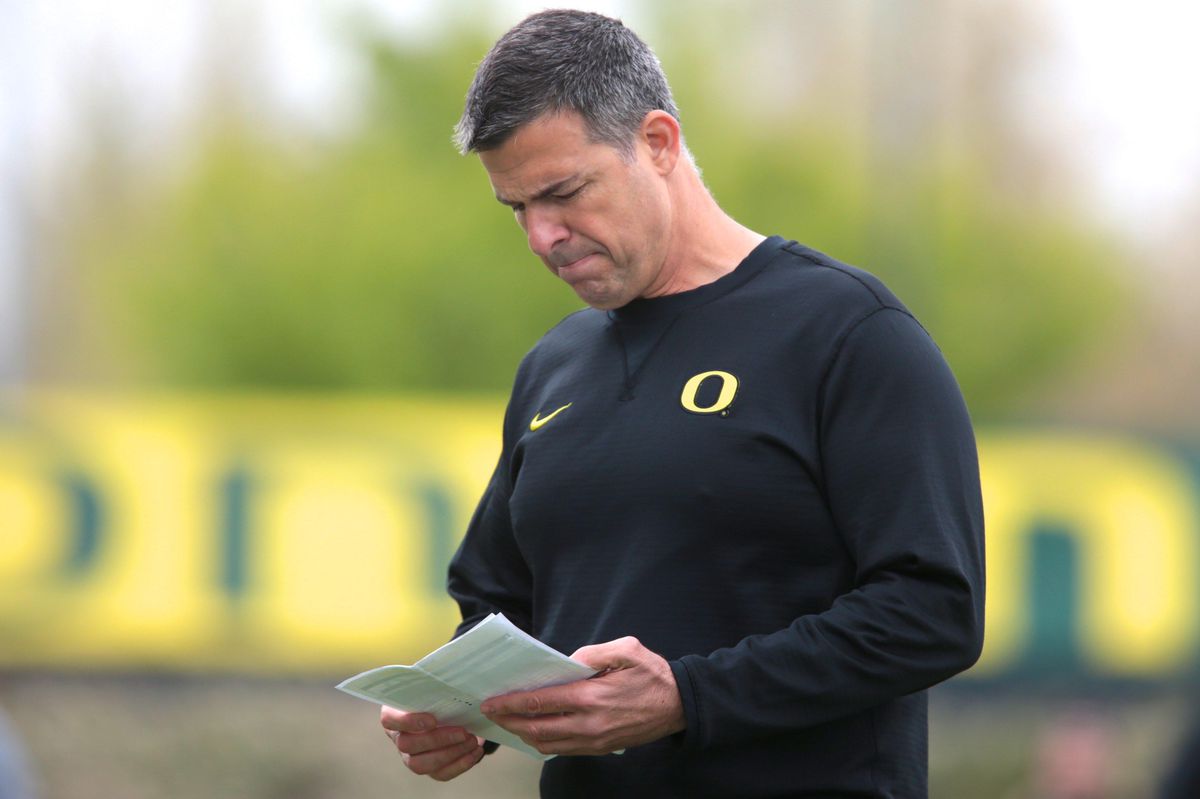 NCAA Football: Oregon Spring Practice