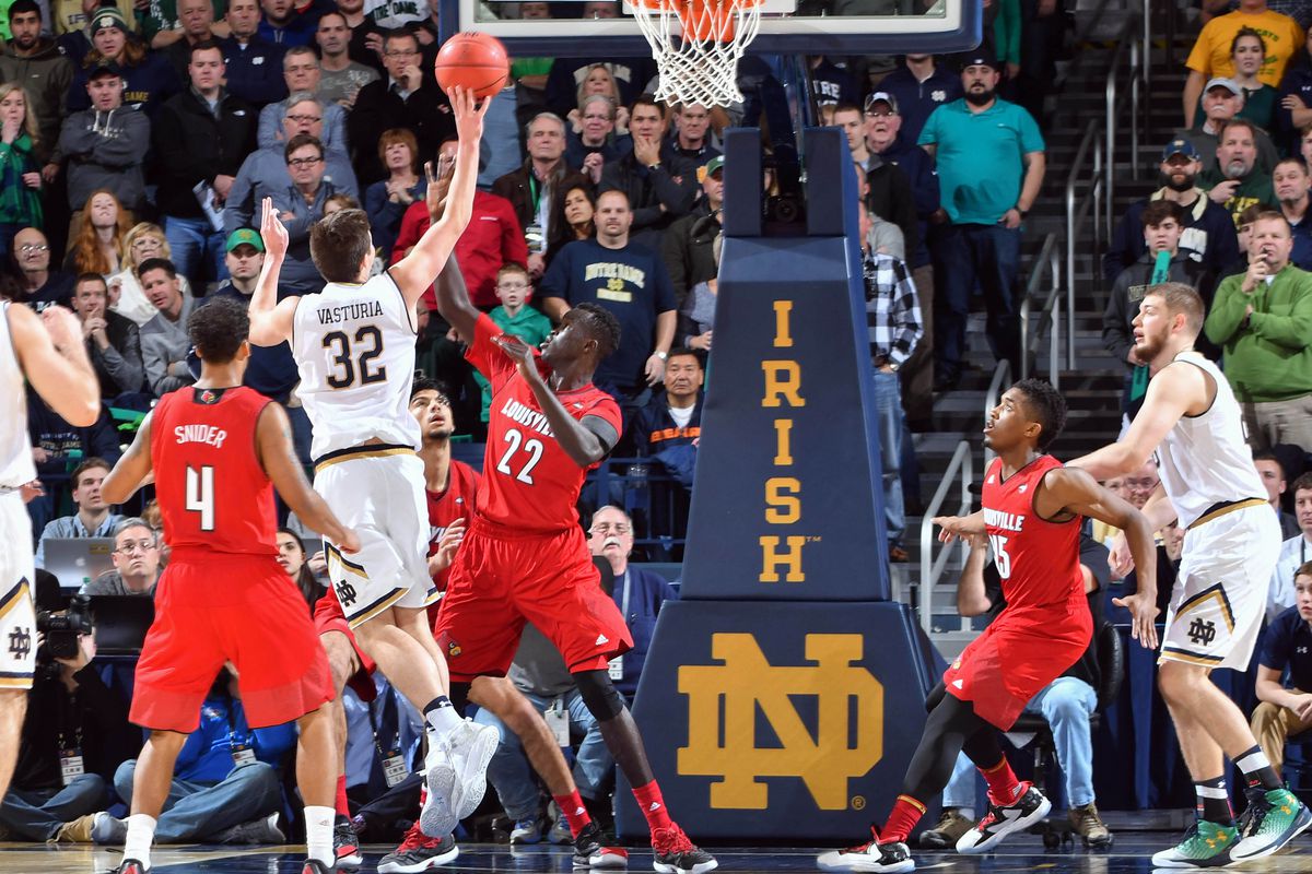 NCAA Basketball: Louisville at Notre Dame