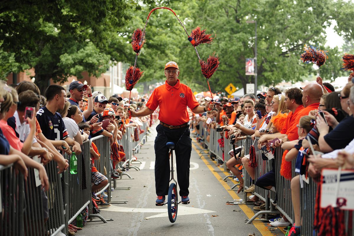 Unicycles are lame as hell, Auburn. Get that circus sideshow shit out of the SEC.