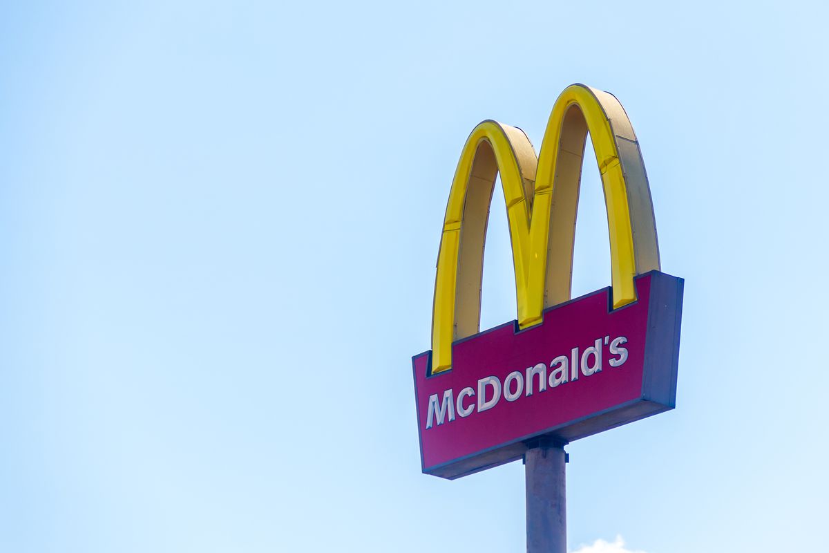 Fast food restaurant chain McDonald’s logo seen in Pedro...