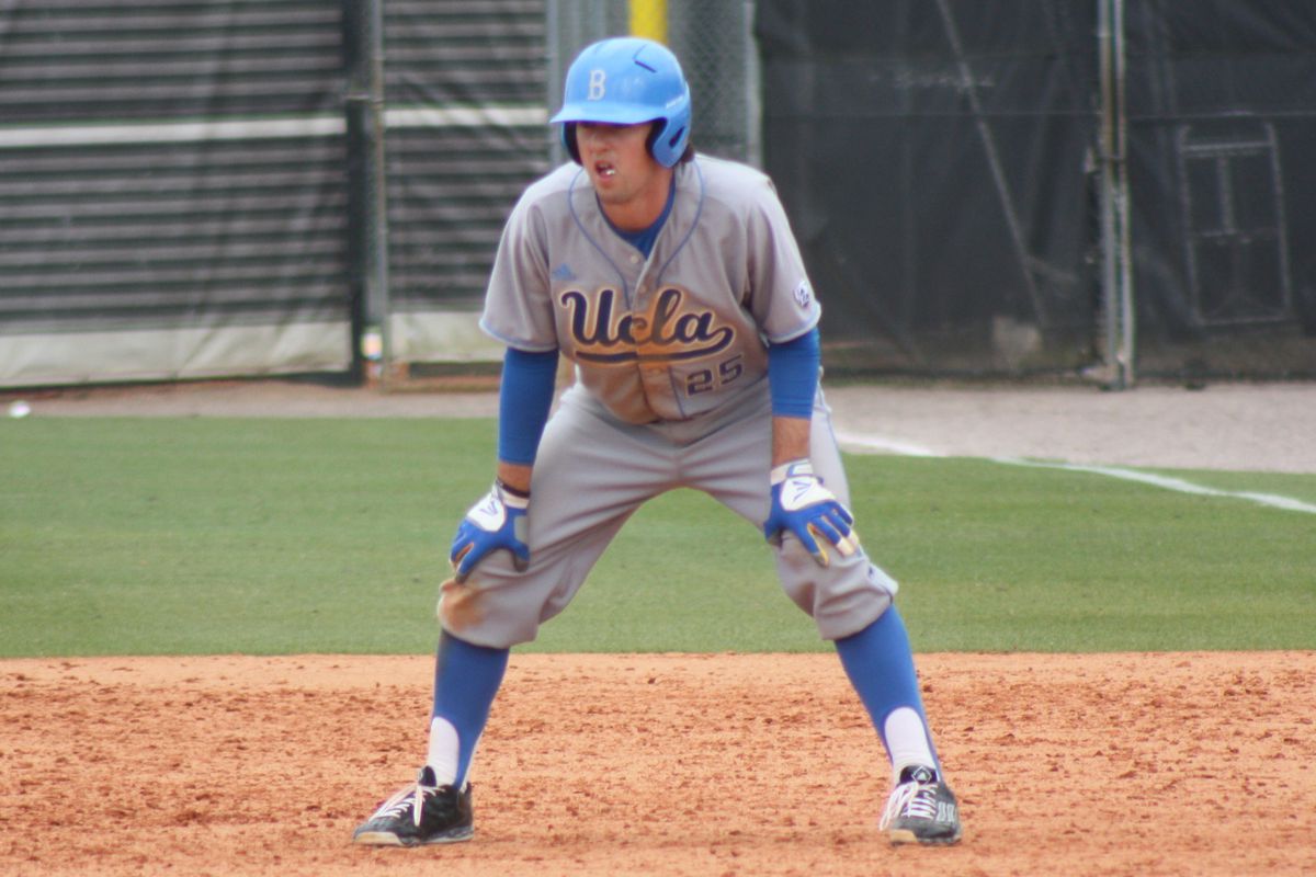 UCLA's Chris Keck delivered a clutch, two out, two RBI double to tie the score in the 8th inning last night