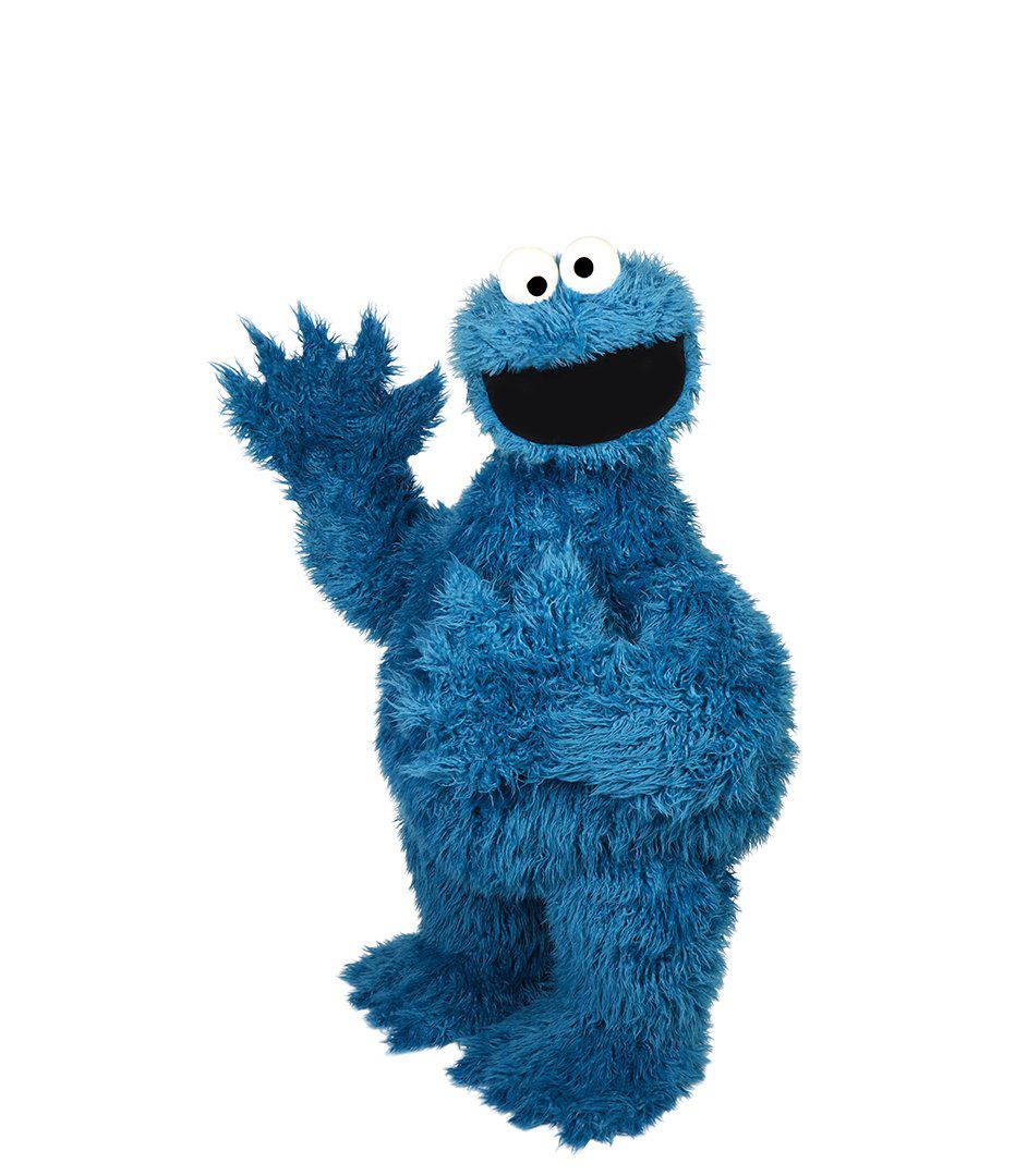 A screen-accurate, posable Cookie Monster. Features include articulated fingers and the “perfect plush.”
