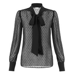 Bow Blouse in Black Swiss Dot, $34.99 (Available exclusively on Target.com and Net-A-Porter)