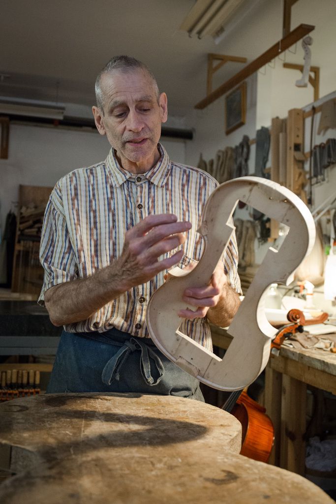 Master luthier Gary Garavaglia, of William Harris Lee &amp; Co., explains how to build a violin. | Santiago Covarrubias/Sun-Times file photo
