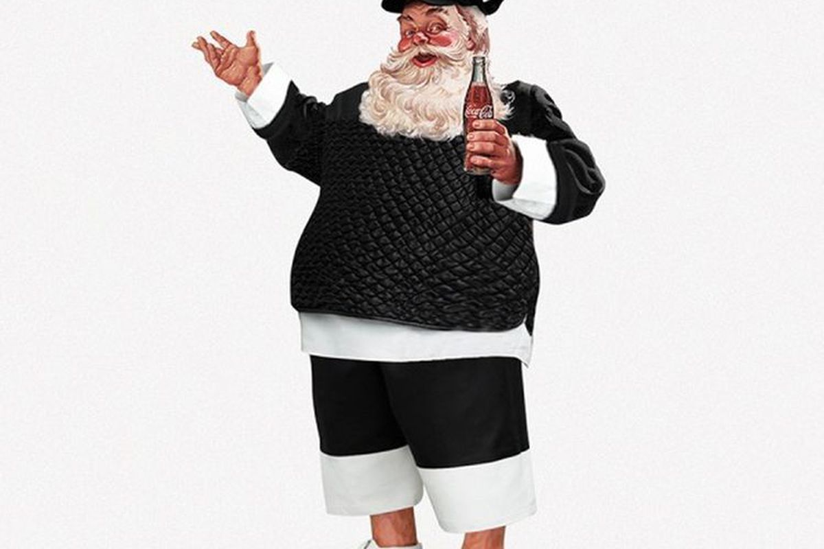 Image via <a href="http://www.stylist.co.uk/fashion/father-christmas-in-designer-outfits-santa-claus-xmas">Stylist</a>