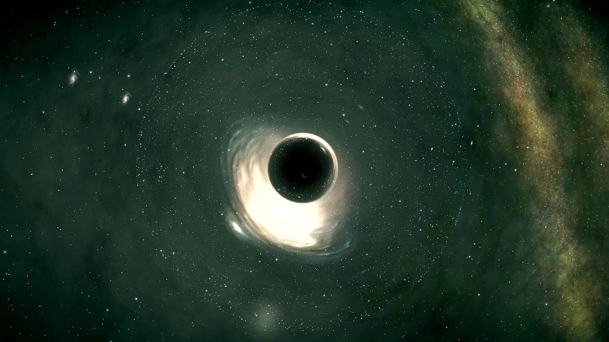 The Great Annihilator, one of the points of interest on the way to Explorer’s Anchorage, is the second-largest black hole yet discovered in Elite: Dangerous. Distant Worlds 2.