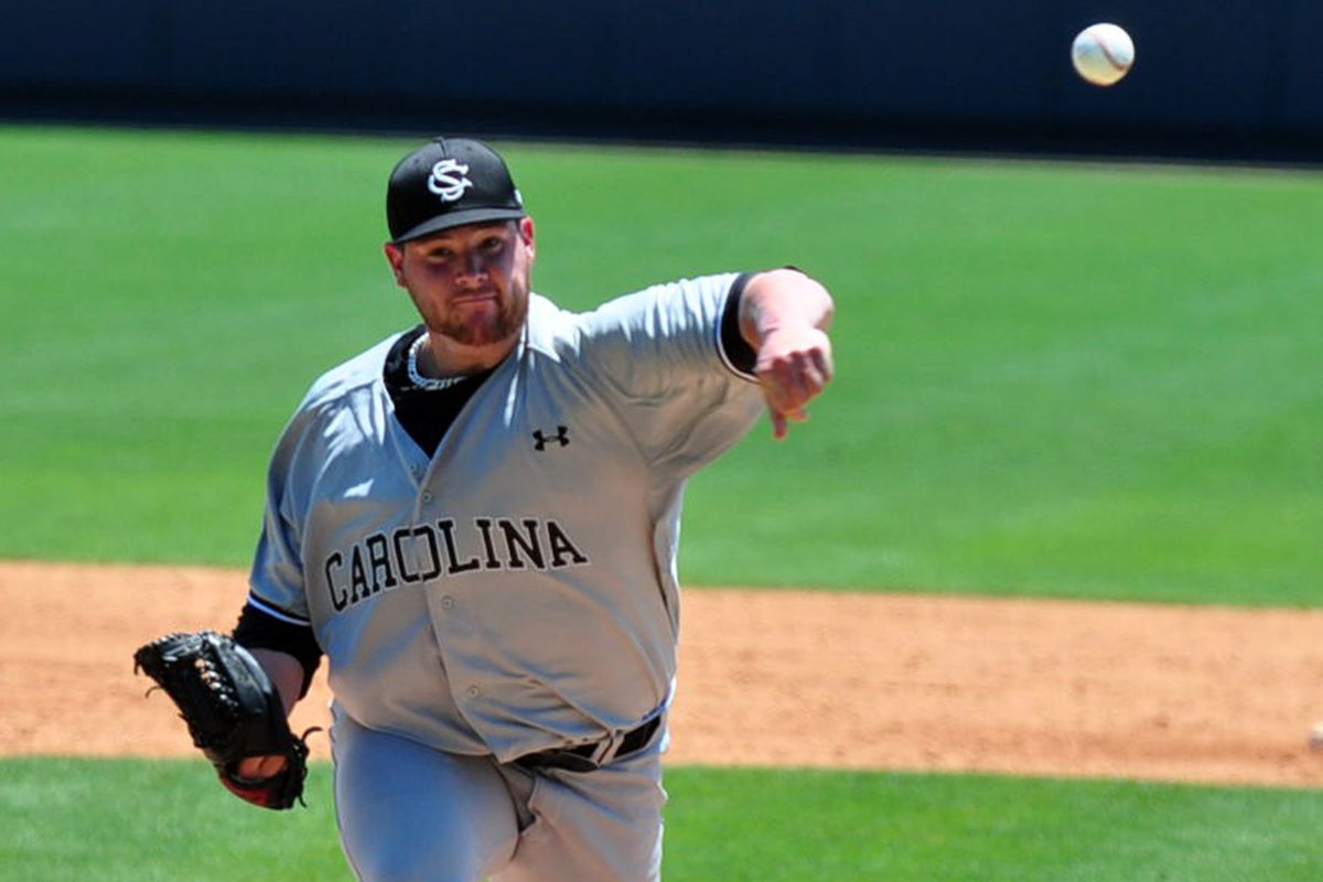 Adam Westmoreland, the Marlins 26th round pick, projects to be a power left-handed reliever down the line. 