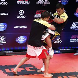 UFC 163 press conference and open workout photos