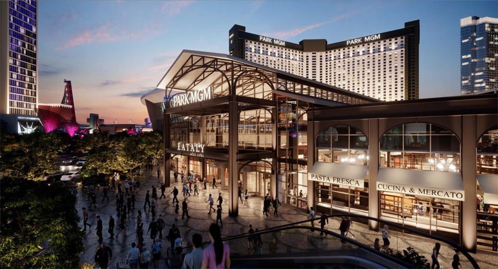 Park MGM and Eataly entrance rendering 