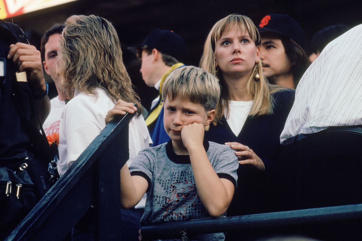 1989 World Series: Dejected Fan