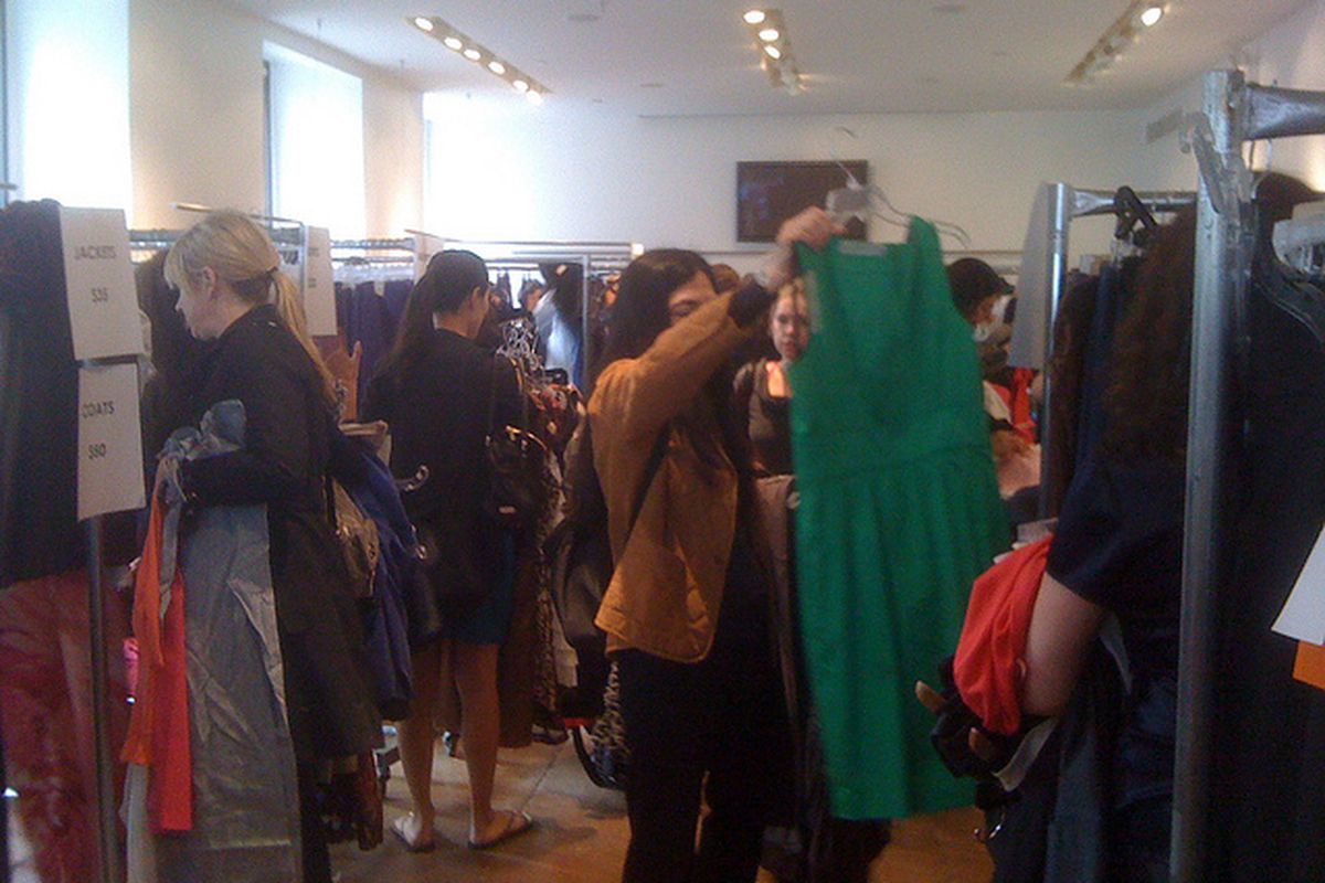 Inside the notorious <a href="http://ny.racked.com/archives/2010/04/15/the_cynthia_steffe_sale_is_a_complete_and_utter_shitshow.php">Cynthia Steffe</a> sample sale