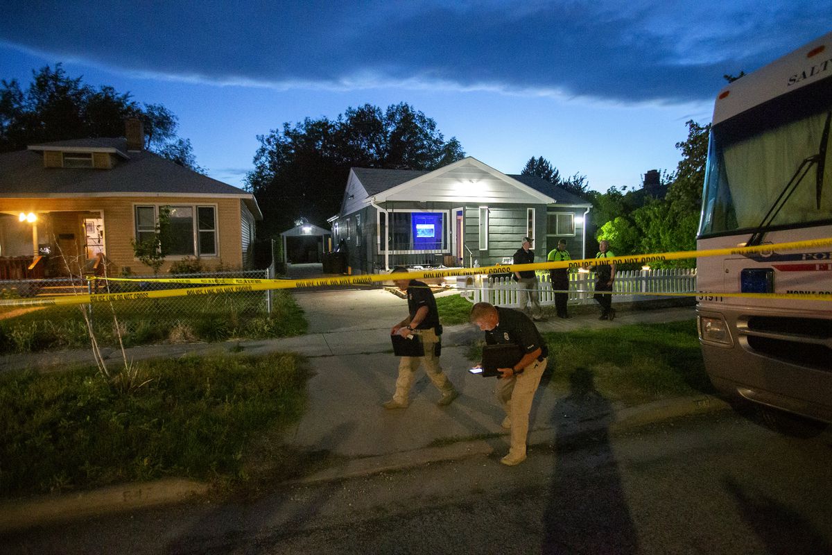 Salt Lake police serve a search warrant at a home at 547 N. 1000 West in Salt Lake City in connection to the disappearance of University of Utah student Mackenzie Lueck on Wednesday, June 26, 2019.
