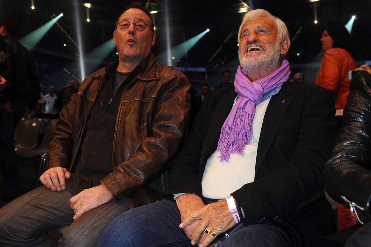 When you search for "Reno" in the picture archive, there's nothing about the Aces, but you do get this pic of actors Jean Reno and Jean Paul Belmondo at a boxing bout in France. So that's nice. 