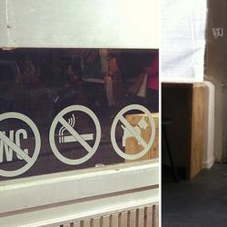 <a href="http://eater.com/archives/2012/09/27/berlin-cafe-physically-blocks-strollers-with-huge-pole.php">'Heartless' Berlin Coffee Shop Bans Strollers</a> 
