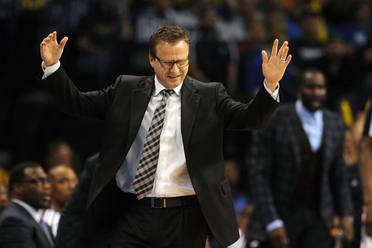 We'll have no more of Angry Scott Brooks, as well as no more of angry, well-dressed, and out-of-focus Perk.