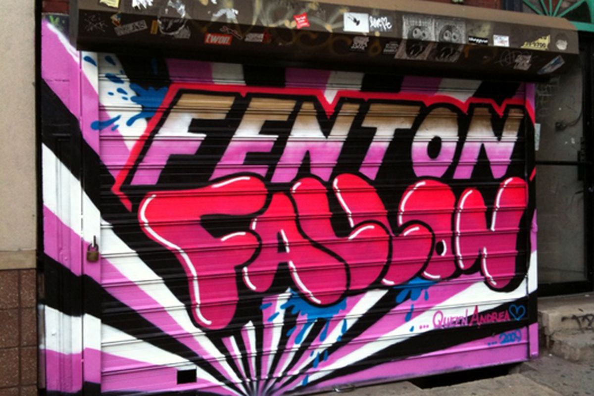 The back entrance of new jewelry store Fenton/Fallon on the Lower East Side