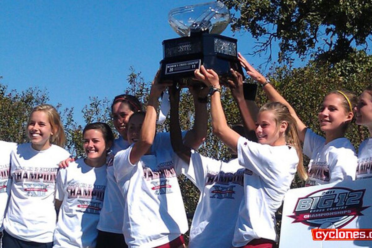 Your 2011 Big XII Women's Cross Country Champion Iowa State Cyclones!
