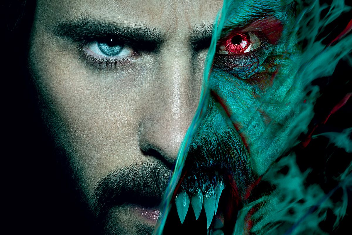 Jared Leto as Dr. Michael Morbius in the film’s poster