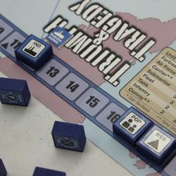 Players must keep track of their population, resources and industry in Triumph & Tragedy: European Balance of Power, from GMT Games.