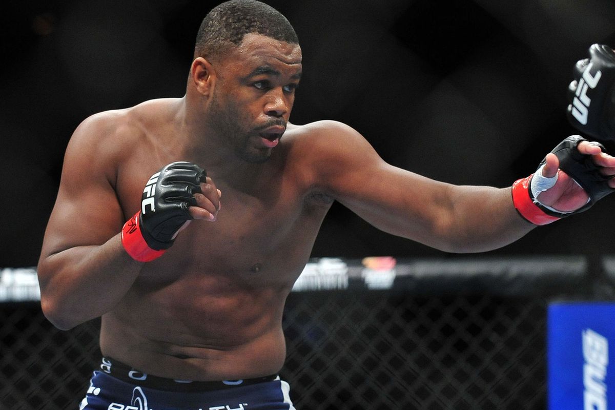 Rashad Evans in a February fight