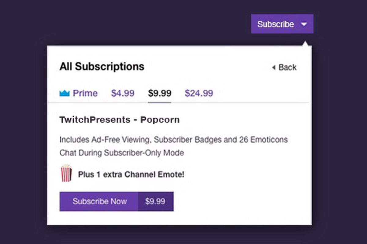 Twitch's new subscription model will let fans pay streamers
