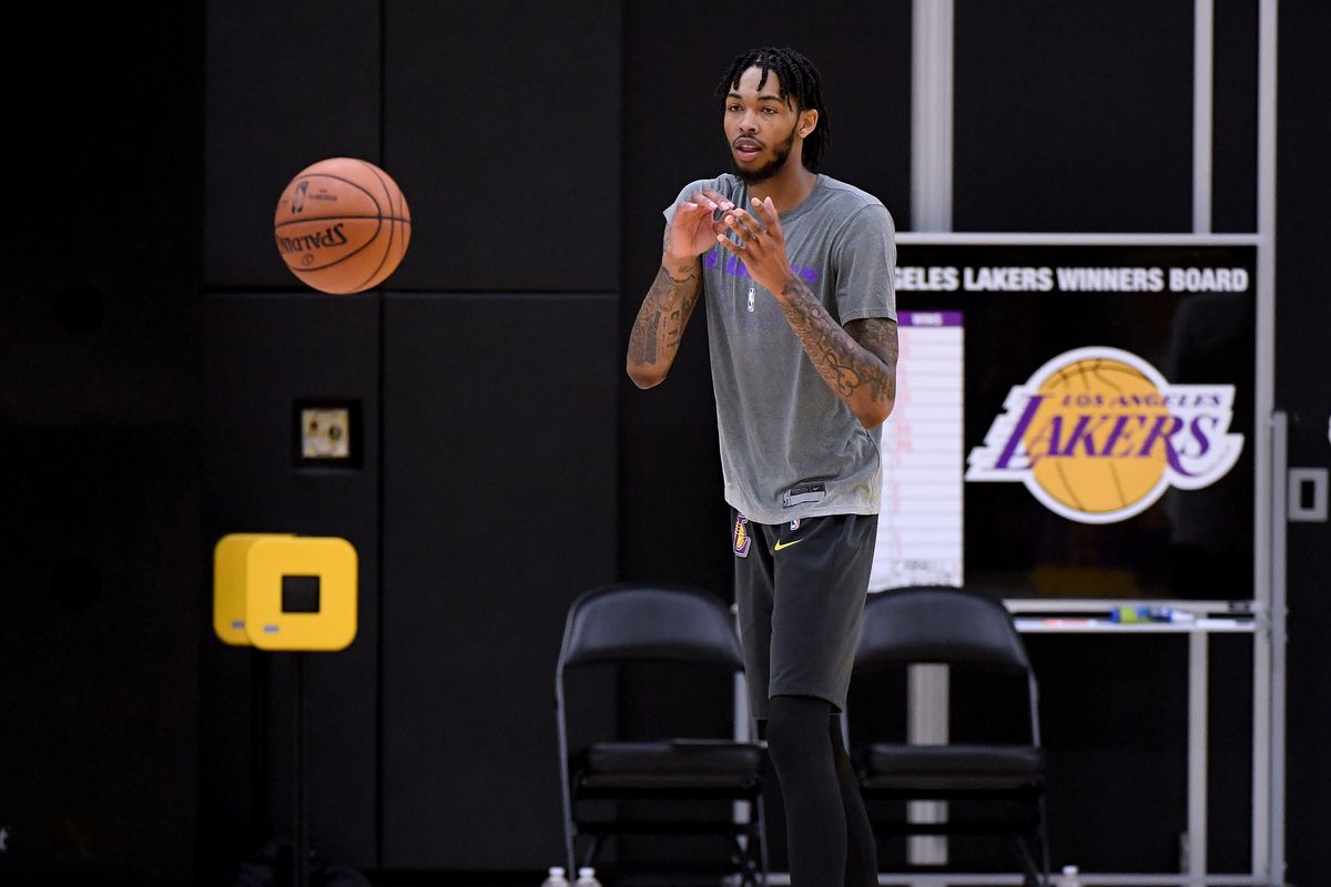 Los Angeles Lakers Practice Session
