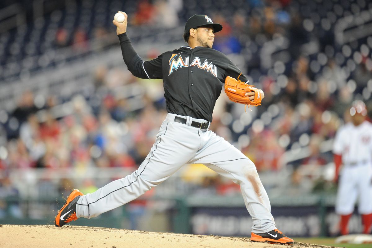 Henderson Alvarez was plagued by a lack of run support on Tuesday night in Washington, D.C. 