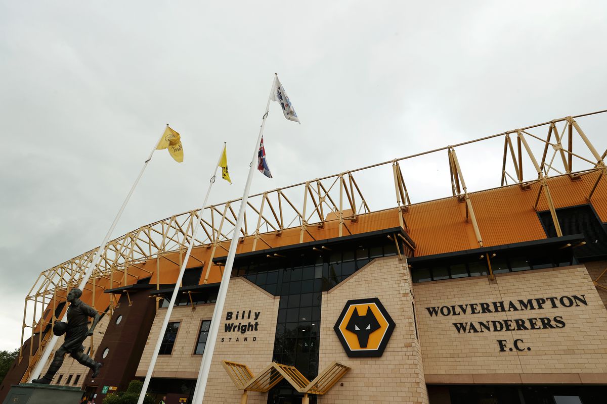 General view outside the stadium prior to the Carabao Cup Second Round match between Wolverhampton Wanderers and Blackpool at Molineux on August 29, 2023 in Wolverhampton, England.  &nbsp;   