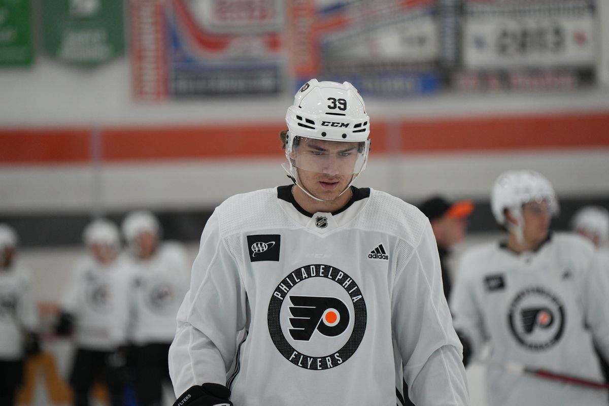 Gauthier, Cutter (39) participates in development camp at the Flyers Training Center on July 14, 2020 in Voorhees NJ.