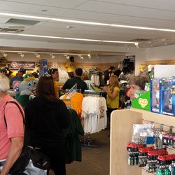 Inside the A's team store - 