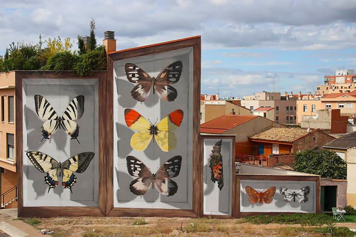 butterfly street art