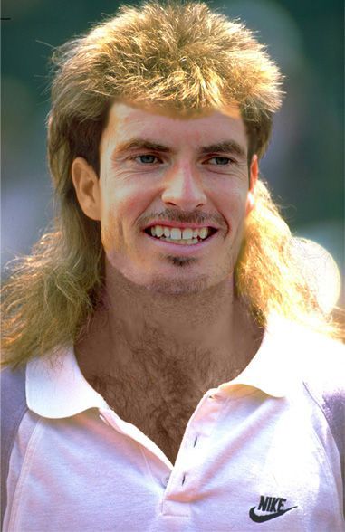 What all your favorite tennis stars look like with 90s Andre Agassi