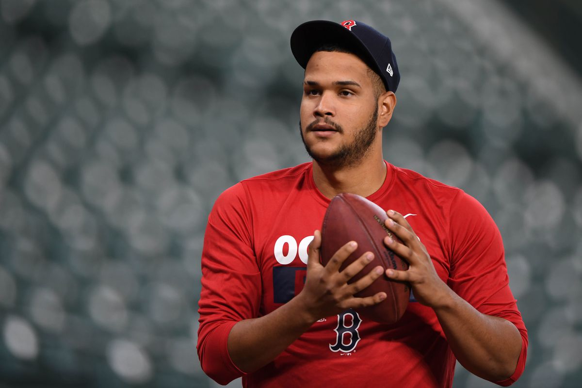 MLB: ALDS-Boston Red Sox Workouts