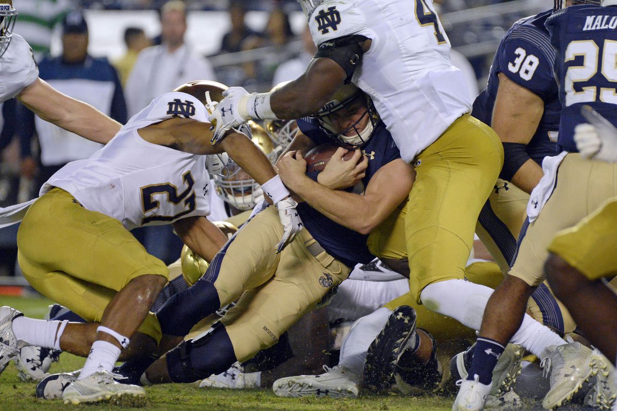 NCAA Football: Navy vs Notre Dame