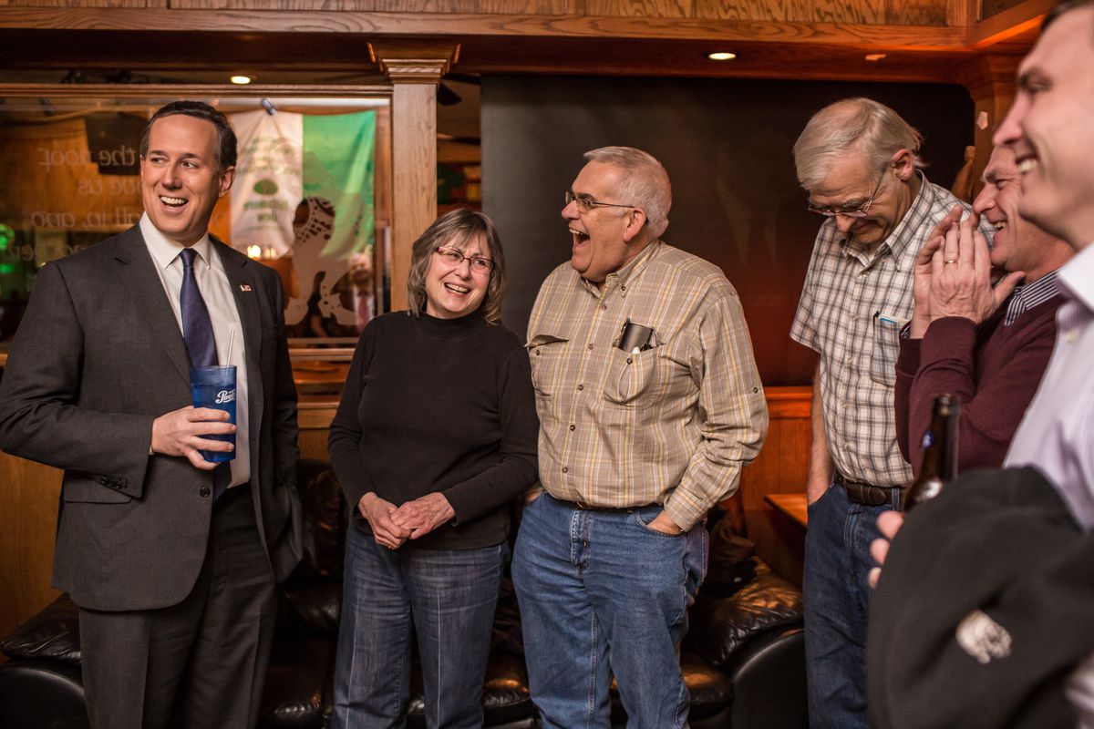 GOP Supporters Watch Presidential Debate At Iowa Pub