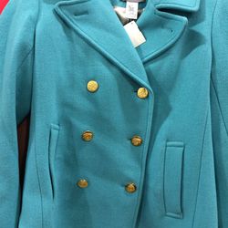 Pea coat, size 6, $150